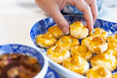 Lunar New Year Macadamia Cookies