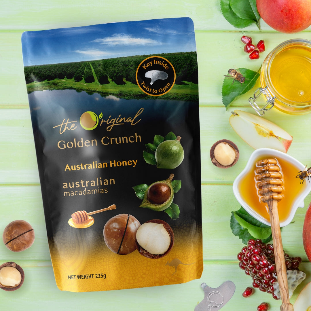 Australian Honey Golden Crunch Macadamias